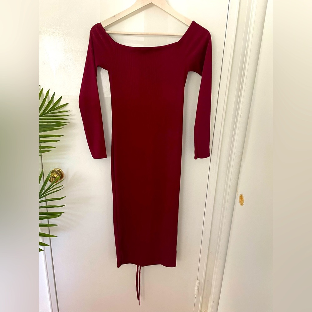 Bodycon. Ruch-capable on front and back